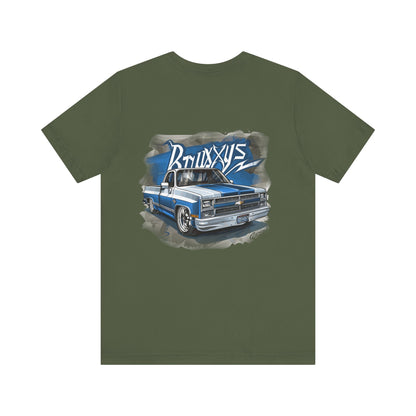 Bruxys Silver and Blue C10 Softstyle T-Shirt